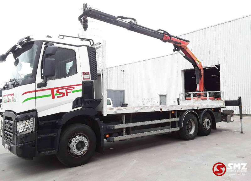Renault C 430 palfinger pk 1001 remote - شاحنات مسطحة, شاحنة كرين: صورة 5 Renault C 430 palfinger pk 1001 remote - شاحنات مسطحة, شاحنة كرين: صورة 5
