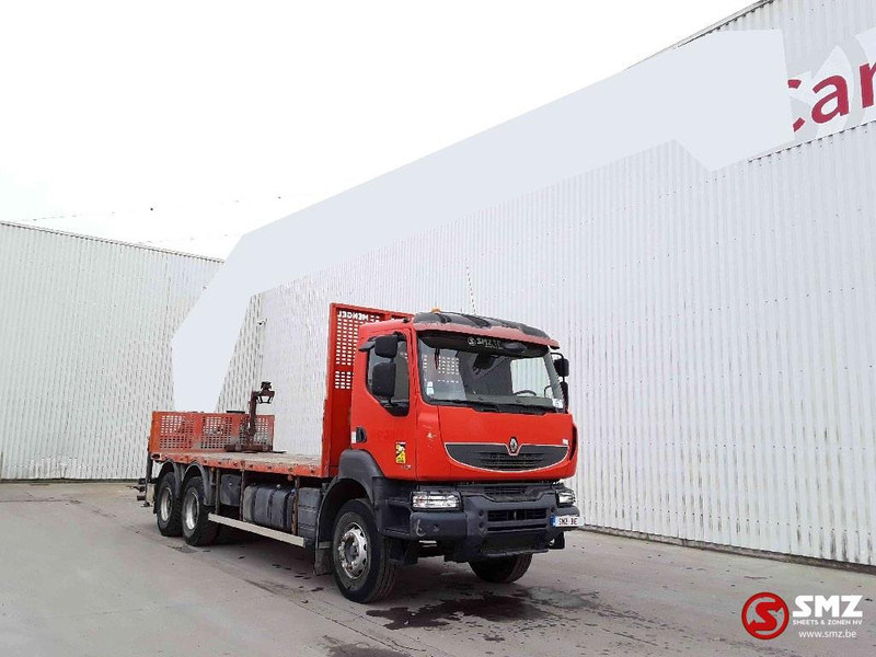 Renault Kerax 430 6x4 lames steel - شاحنات مسطحة, شاحنة كرين: صورة 1 Renault Kerax 430 6x4 lames steel - شاحنات مسطحة, شاحنة كرين: صورة 1