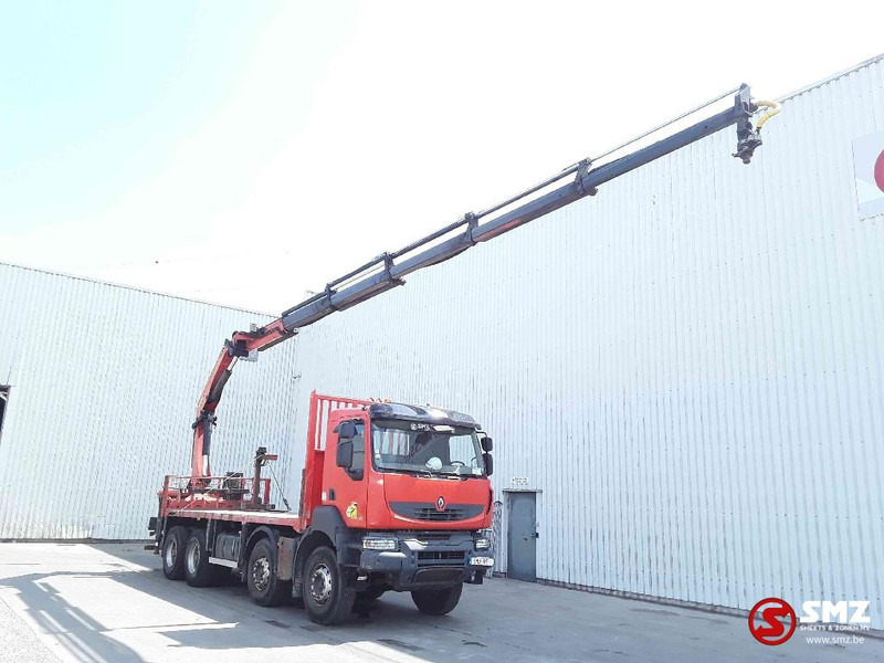 Renault Kerax 430 - شاحنات مسطحة, شاحنة كرين: صورة 1 Renault Kerax 430 - شاحنات مسطحة, شاحنة كرين: صورة 1