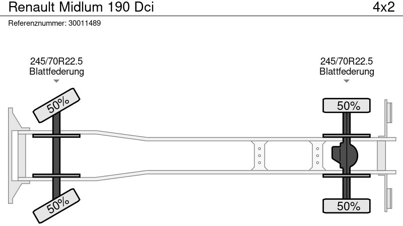 شاحنة مقفلة Renault Midlum 190 Dci: صورة 12