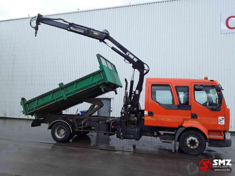 Renault Midlum 210 Hiab 102 manual pump - شاحنة قلاب, شاحنة كرين: صورة 4 Renault Midlum 210 Hiab 102 manual pump - شاحنة قلاب, شاحنة كرين: صورة 4