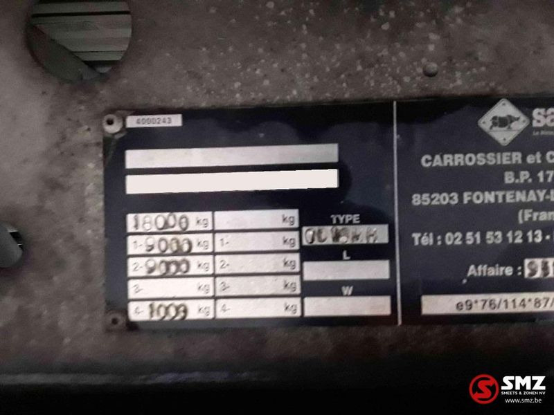 نصف مقطورة صندوق مغلق Samro SR 334: صورة 12