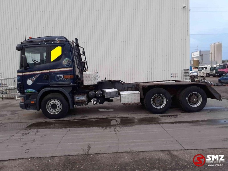 شاحنات مسطحة Scania 144 530 6x4 lames/meca: صورة 7