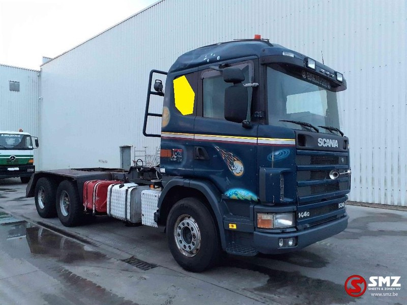 Scania 144 530 6x4 lames/meca - شاحنات مسطحة: صورة 1 Scania 144 530 6x4 lames/meca - شاحنات مسطحة: صورة 1