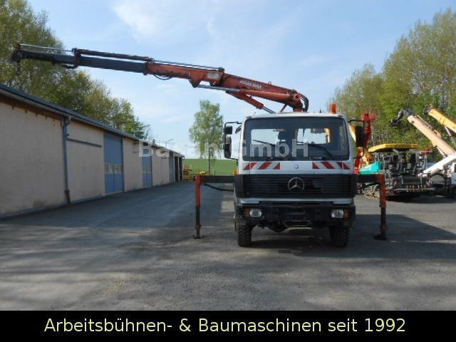 Mercedes-Benz MB 1717 AK Kipper Allrad mit Kran Atlas 100.1 - شاحنة قلاب, شاحنة كرين: صورة 5 Mercedes-Benz MB 1717 AK Kipper Allrad mit Kran Atlas 100.1 - شاحنة قلاب, شاحنة كرين: صورة 5