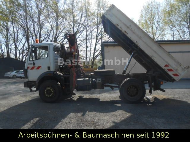 Mercedes-Benz MB 1717 AK Kipper Allrad mit Kran Atlas 100.1 - شاحنة قلاب, شاحنة كرين: صورة 3 Mercedes-Benz MB 1717 AK Kipper Allrad mit Kran Atlas 100.1 - شاحنة قلاب, شاحنة كرين: صورة 3