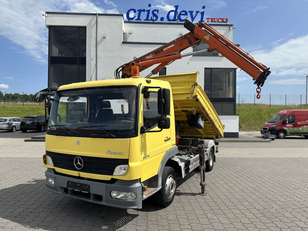 Mercedes-Benz 924 4x2 Meiller Terex Atlas 65.2 Kran - شاحنة قلاب, شاحنة كرين: صورة 1 Mercedes-Benz 924 4x2 Meiller Terex Atlas 65.2 Kran - شاحنة قلاب, شاحنة كرين: صورة 1