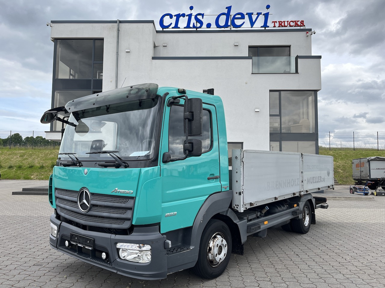 Mercedes-Benz Atego 823 4x2 AHK Hebezug Seilzug Brennholz - شاحنة مفتوحة: صورة 1 Mercedes-Benz Atego 823 4x2 AHK Hebezug Seilzug Brennholz - شاحنة مفتوحة: صورة 1