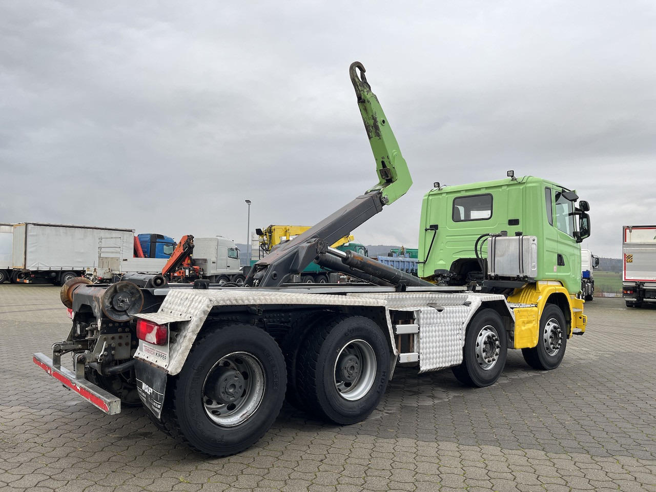 شاحنة ذات خطاف Scania G 450 8x4 Trösch Abrollkipper: صورة 10 شاحنة ذات خطاف Scania G 450 8x4 Trösch Abrollkipper: صورة 10