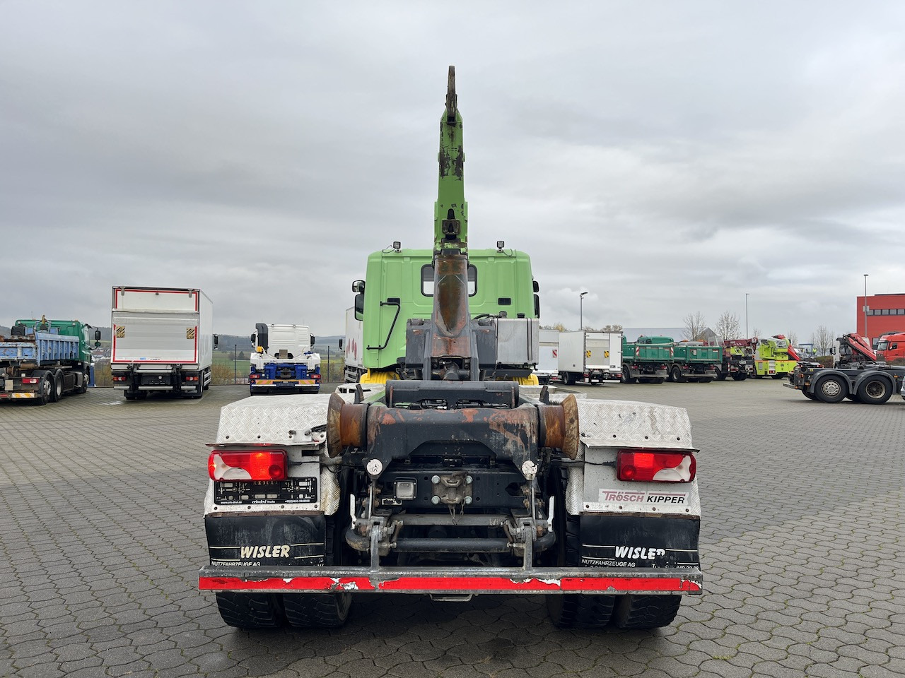 شاحنة ذات خطاف Scania G 450 8x4 Trösch Abrollkipper: صورة 9 شاحنة ذات خطاف Scania G 450 8x4 Trösch Abrollkipper: صورة 9