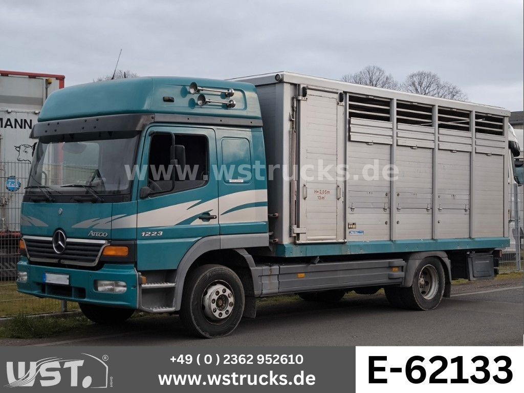 Mercedes-Benz Atego 1223 1 Stock Hohe Gitter Viehtransporter - شاحنة نقل خيل: صورة 1 Mercedes-Benz Atego 1223 1 Stock Hohe Gitter Viehtransporter - شاحنة نقل خيل: صورة 1