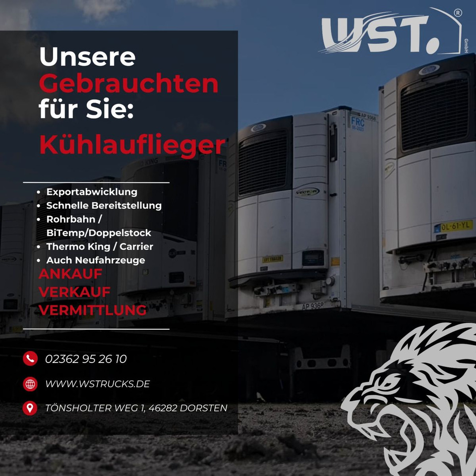 Schmitz Cargobull Kühlauflieger Blumenbreit Vector 1550 - نصف مقطورة صندوق مغلق: صورة 2 Schmitz Cargobull Kühlauflieger Blumenbreit Vector 1550 - نصف مقطورة صندوق مغلق: صورة 2