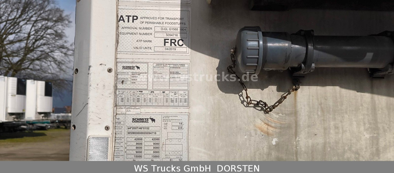 نصف مقطورة مُبرِّدة Schmitz Cargobull SKO 24 Kühlauflieger Vector 1550 Strom/Diesel: صورة 8