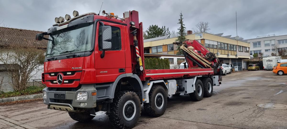 Mercedes Actros 4146 AK 8X8 FASSI 660 EINZELBER SEILWINDE - شاحنات مسطحة, شاحنة كرين: صورة 3 Mercedes Actros 4146 AK 8X8 FASSI 660 EINZELBER SEILWINDE - شاحنات مسطحة, شاحنة كرين: صورة 3