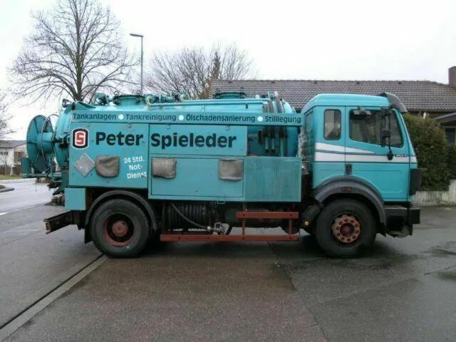 Mercedes-Benz ASSMANN SAUG SPÜL A3 TANK +KOMBIFZ f. Diesel/ Heizöl - شاحنة الشفط: صورة 3 Mercedes-Benz ASSMANN SAUG SPÜL A3 TANK +KOMBIFZ f. Diesel/ Heizöl - شاحنة الشفط: صورة 3