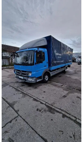 Mercedes-Benz blatt 7m Pritsche E5 Klima Schalter - شاحنة ستارة جانبية: صورة 2 Mercedes-Benz blatt 7m Pritsche E5 Klima Schalter - شاحنة ستارة جانبية: صورة 2