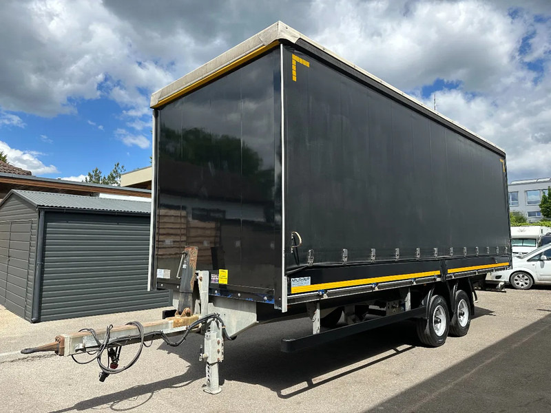Mildner Tandem Anhänger Tautliner TOPZUSTAND WIE NEU! - مقطورة ستارة جانبية: صورة 1 Mildner Tandem Anhänger Tautliner TOPZUSTAND WIE NEU! - مقطورة ستارة جانبية: صورة 1