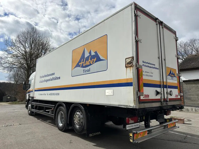 Scania P410 6x2 Fleisch LKW Rohrbahnen Vector 1550 - شاحنة الفريزر: صورة 4 Scania P410 6x2 Fleisch LKW Rohrbahnen Vector 1550 - شاحنة الفريزر: صورة 4