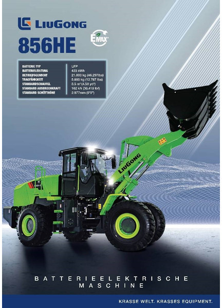 LIUGONG 856 HE vollelektrisch, 21.000 kg, 3.5 cbm - اللودر بعجل: صورة 1 LIUGONG 856 HE vollelektrisch, 21.000 kg, 3.5 cbm - اللودر بعجل: صورة 1
