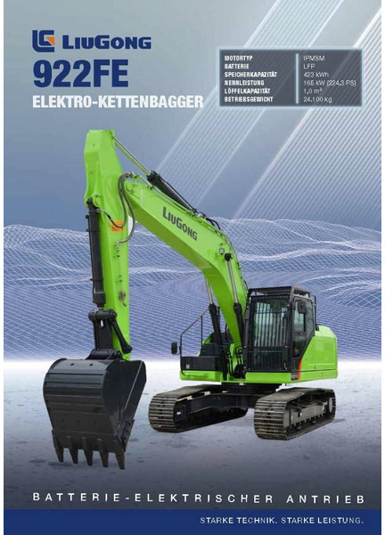 LIUGONG 922 FE vollelektrisch, 24.100 kg - حفار زحاف: صورة 1 LIUGONG 922 FE vollelektrisch, 24.100 kg - حفار زحاف: صورة 1