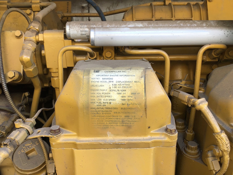 Caterpillar 3516B 9AN-1743191 USED - مجموعة المولدات: صورة 3 Caterpillar 3516B 9AN-1743191 USED - مجموعة المولدات: صورة 3