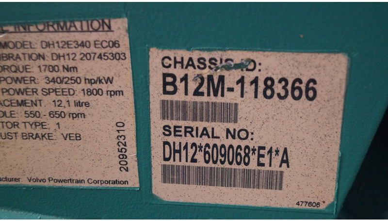 جديدة آلات البناء Volvo DH12E380 RECONDITIONED: صورة 8