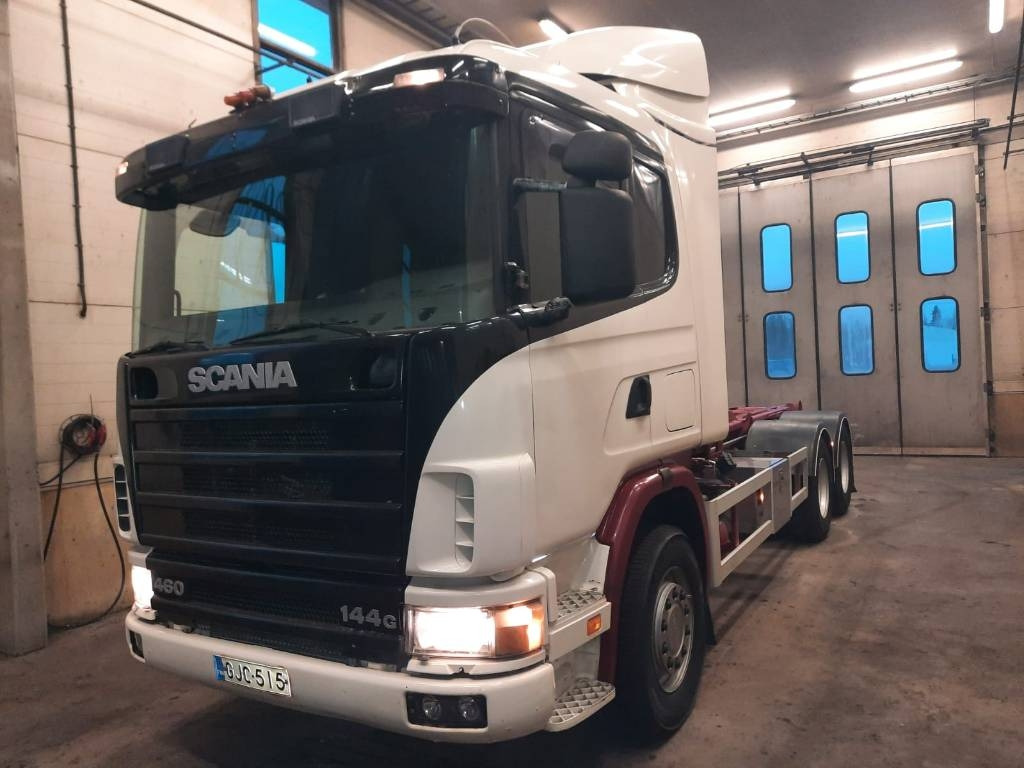 Scania R 144 - شاحنة ذات خطاف: صورة 1 Scania R 144 - شاحنة ذات خطاف: صورة 1