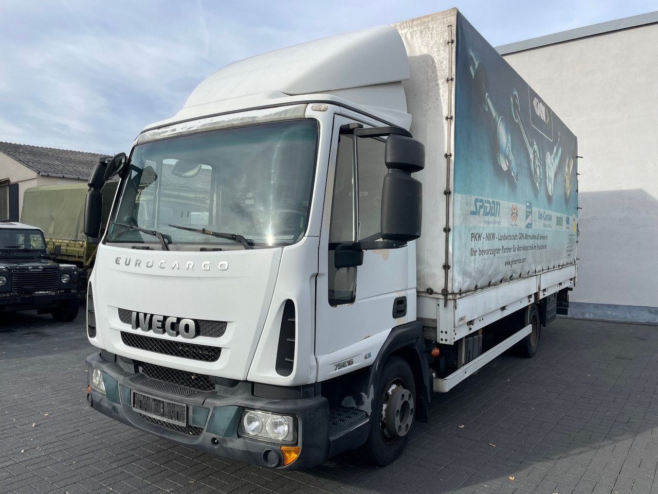 Iveco Euro Cargo 75E16 Euro 5, TÜV 06-2026 - شاحنة ستارة جانبية: صورة 1 Iveco Euro Cargo 75E16 Euro 5, TÜV 06-2026 - شاحنة ستارة جانبية: صورة 1