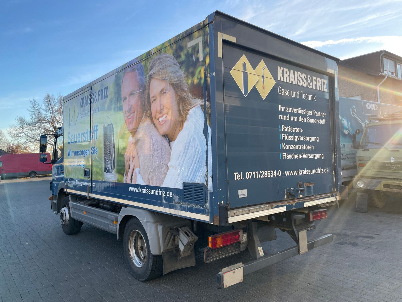 Mercedes-Benz Atego 2 6-Zyl. 4x2 1224 Klima, Radstand: 3.56m. - شاحنة مقفلة: صورة 2 Mercedes-Benz Atego 2 6-Zyl. 4x2 1224 Klima, Radstand: 3.56m. - شاحنة مقفلة: صورة 2