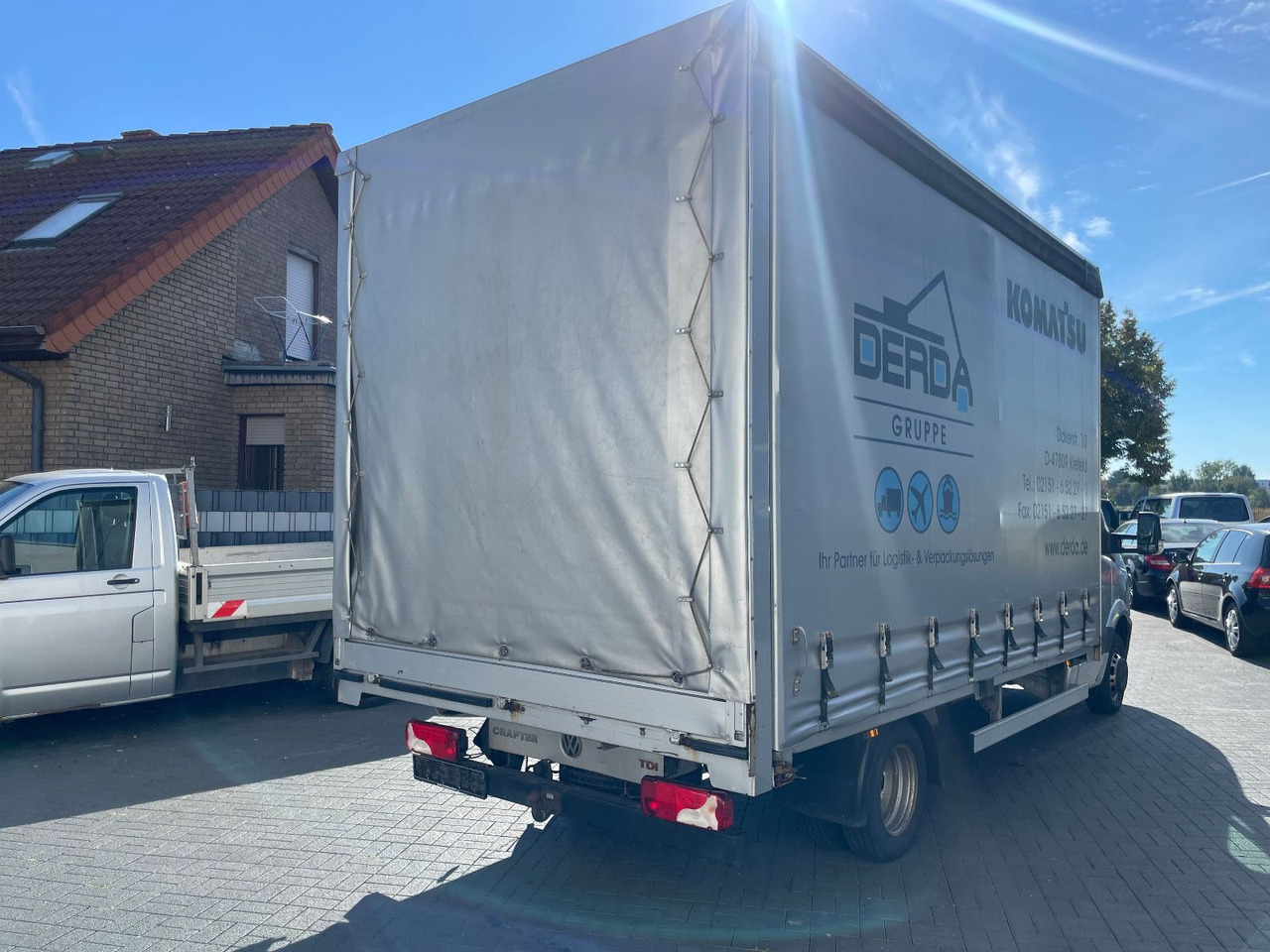 Volkswagen Crafter 50 Pritsche+Plane Klima, Maxi - شاحنة ستارة جانبية: صورة 2 Volkswagen Crafter 50 Pritsche+Plane Klima, Maxi - شاحنة ستارة جانبية: صورة 2