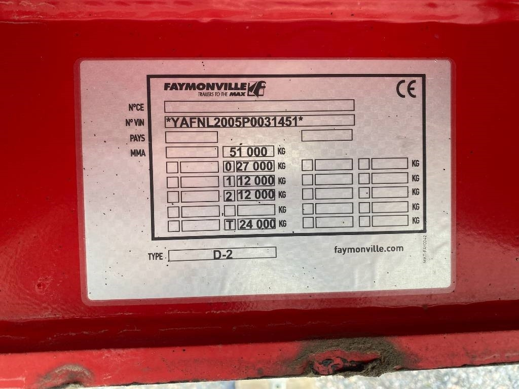 Faymonville siipi adapteri 2+4 - عربة منخفضة مسطحة نصف مقطورة: صورة 2 Faymonville siipi adapteri 2+4 - عربة منخفضة مسطحة نصف مقطورة: صورة 2