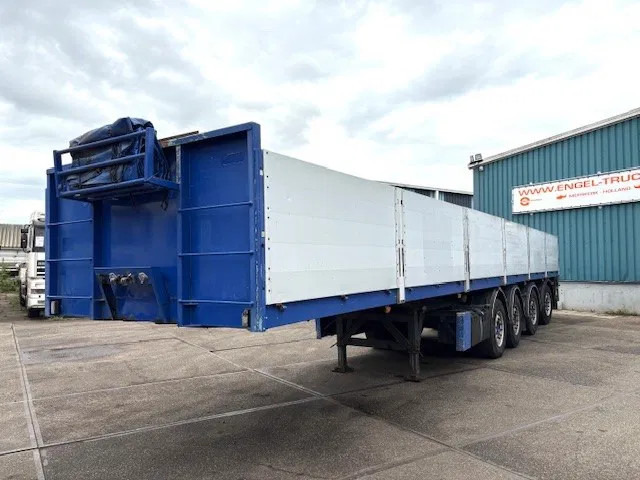 Kwb KWB P-504-STI-H 4-AXLE FLATBED TRAILER (SAF AXLES / 2x STEERING AXLE / 2x LIFT-AXLE / ALUMINIUM SIDE BORDS /ABS-EBS) - نصف مقطورة مسطحة: صورة 1 Kwb KWB P-504-STI-H 4-AXLE FLATBED TRAILER (SAF AXLES / 2x STEERING AXLE / 2x LIFT-AXLE / ALUMINIUM SIDE BORDS /ABS-EBS) - نصف مقطورة مسطحة: صورة 1