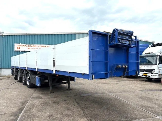 Kwb KWB P-504-STI-H 4-AXLE FLATBED TRAILER (SAF AXLES / 2x STEERING AXLE / 2x LIFT-AXLE / ALUMINIUM SIDE BORDS /ABS-EBS) - نصف مقطورة مسطحة: صورة 2 Kwb KWB P-504-STI-H 4-AXLE FLATBED TRAILER (SAF AXLES / 2x STEERING AXLE / 2x LIFT-AXLE / ALUMINIUM SIDE BORDS /ABS-EBS) - نصف مقطورة مسطحة: صورة 2