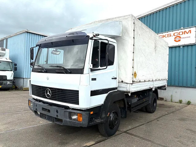 Mercedes-Benz LK 914 (6-CILINDER) WITH TENT BOX (MANUAL GEARBOX / FULL STEEL SUSPENSION / LOADING PLATFORM) - شاحنة ستارة: صورة 1 Mercedes-Benz LK 914 (6-CILINDER) WITH TENT BOX (MANUAL GEARBOX / FULL STEEL SUSPENSION / LOADING PLATFORM) - شاحنة ستارة: صورة 1
