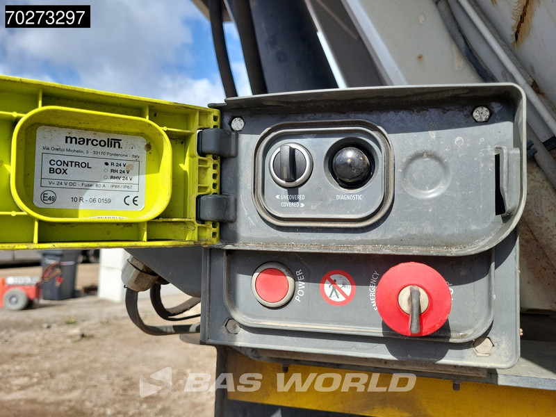 قلابة نصف مقطورة نصف مقطورة قلابة AJK OPD 3 axles 28m3 Liftachse Wabco Smartboard Hardox: صورة 20