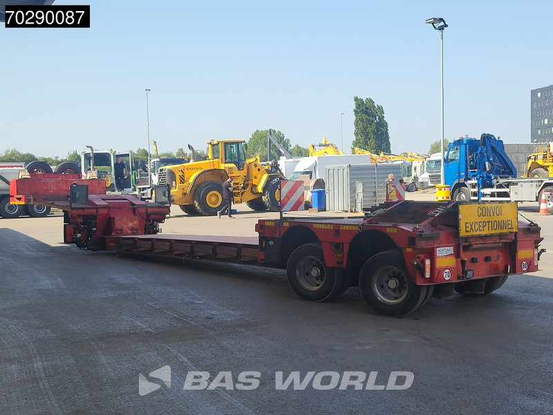 Broshuis 2ABD-38 A Extendable 2x Steering Axle - عربة منخفضة مسطحة نصف مقطورة: صورة 3 Broshuis 2ABD-38 A Extendable 2x Steering Axle - عربة منخفضة مسطحة نصف مقطورة: صورة 3