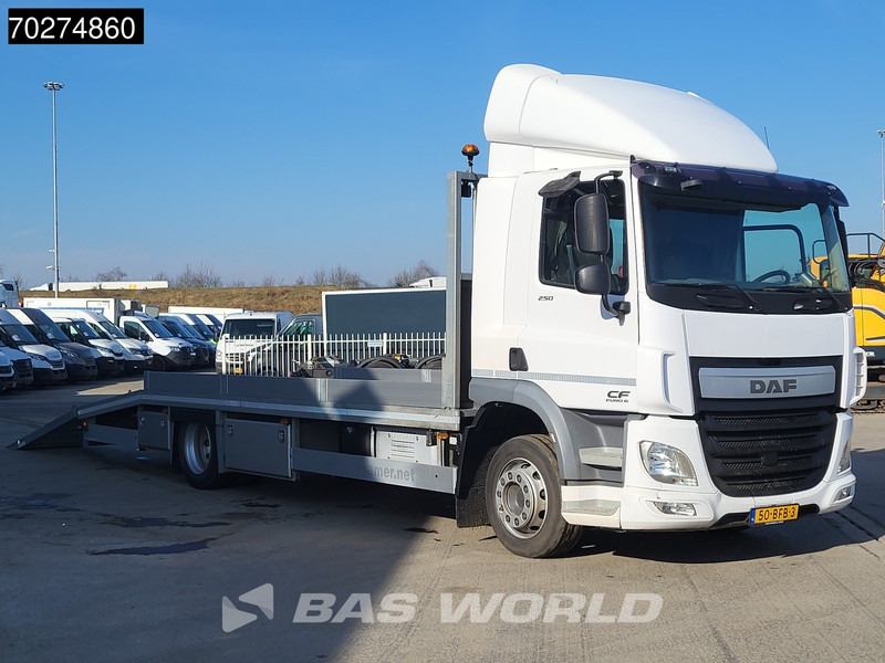 DAF CF 250 4X2 18tons NL-Truck Machine transporter Hydraulic ramps Euro 6 - شاحنة نقل سيارات شاحنة: صورة 3 DAF CF 250 4X2 18tons NL-Truck Machine transporter Hydraulic ramps Euro 6 - شاحنة نقل سيارات شاحنة: صورة 3
