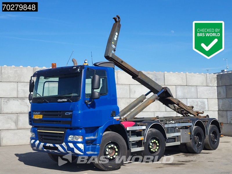 DAF CF 410 8X4 NL-Truck 25tons VDL hooklift steel suspension Euro 5 - شاحنة ذات خطاف: صورة 1 DAF CF 410 8X4 NL-Truck 25tons VDL hooklift steel suspension Euro 5 - شاحنة ذات خطاف: صورة 1