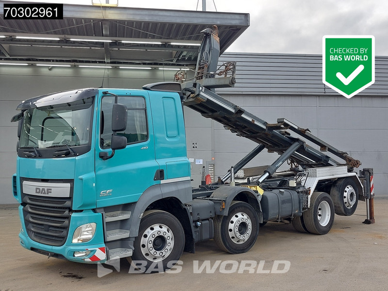 DAF CF 410 CF 8X2 35tons Velsycon CL35.71 containersystem Lift+steering axle Euro 6 - شاحنة ذات خطاف: صورة 1 DAF CF 410 CF 8X2 35tons Velsycon CL35.71 containersystem Lift+steering axle Euro 6 - شاحنة ذات خطاف: صورة 1