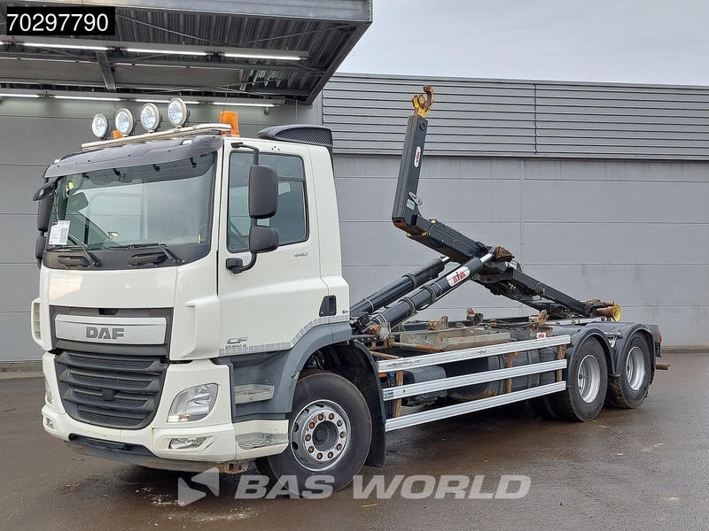 DAF CF 440 6X2 HYVA 22-60-S Hooklift Lift Axle Automatic ACC Euro 6 - شاحنة ذات خطاف: صورة 3 DAF CF 440 6X2 HYVA 22-60-S Hooklift Lift Axle Automatic ACC Euro 6 - شاحنة ذات خطاف: صورة 3