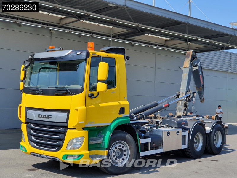 DAF CF 450 CF 6X2 HIAB 20ZL53 Hooklift LiftAxle Automatic 20 Tonnes ACC Euro 6 - شاحنة ذات خطاف: صورة 3 DAF CF 450 CF 6X2 HIAB 20ZL53 Hooklift LiftAxle Automatic 20 Tonnes ACC Euro 6 - شاحنة ذات خطاف: صورة 3