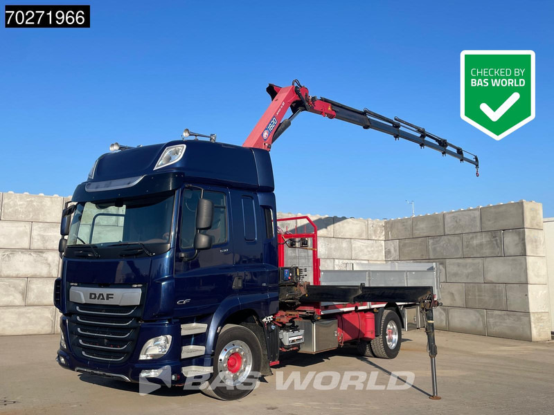 DAF CF 530 4X2 HMF 1820-RC Kran Crane Retarder Space cab Euro 6 - شاحنات مسطحة, شاحنة كرين: صورة 1 DAF CF 530 4X2 HMF 1820-RC Kran Crane Retarder Space cab Euro 6 - شاحنات مسطحة, شاحنة كرين: صورة 1