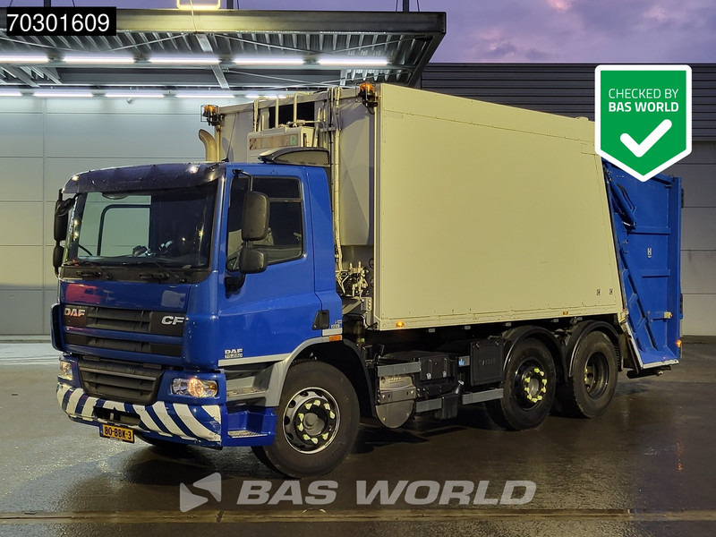 DAF CF75.250 6X2 Haller Zoeller X2C.21M. 02301 Steering axle Automatic Euro 5 - شاحنة النفايات: صورة 1 DAF CF75.250 6X2 Haller Zoeller X2C.21M. 02301 Steering axle Automatic Euro 5 - شاحنة النفايات: صورة 1