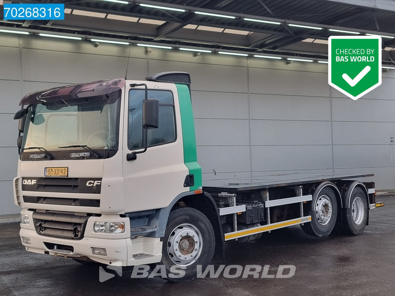 DAF CF75.250 6X2 NL-Truck open plateau PTO Lift+Lenkachse Euro 3 - شاحنات مسطحة: صورة 1 DAF CF75.250 6X2 NL-Truck open plateau PTO Lift+Lenkachse Euro 3 - شاحنات مسطحة: صورة 1