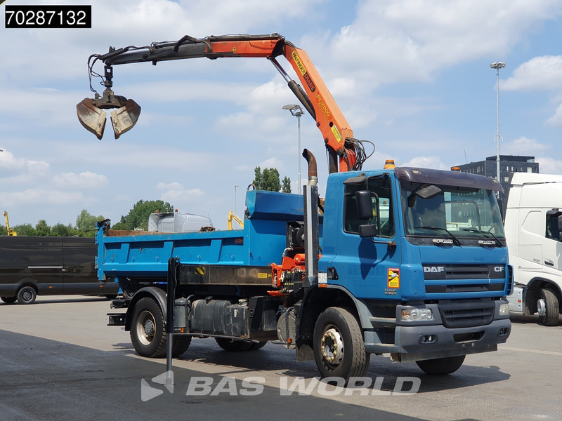 DAF CF75.310 4X2 Palfinger PK12000 Kran Crane 7m3 tipper Big-Axle Steelsuspension Euro 3 - شاحنة قلاب, شاحنة كرين: صورة 3 DAF CF75.310 4X2 Palfinger PK12000 Kran Crane 7m3 tipper Big-Axle Steelsuspension Euro 3 - شاحنة قلاب, شاحنة كرين: صورة 3
