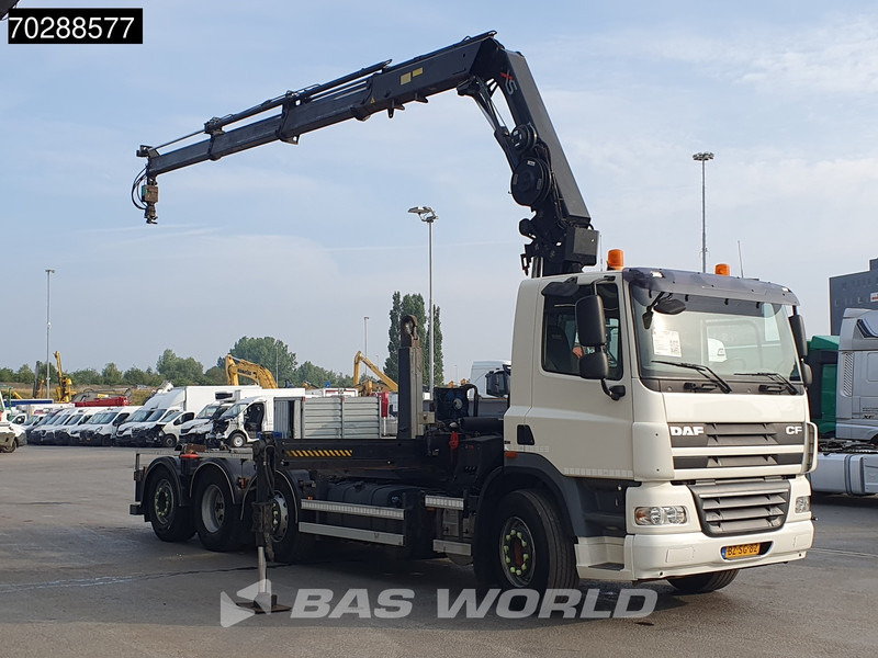 DAF CF85.360 8X2 NL-Truck HIAB 211 E-3 Hipro Crane + Hooklift Lift+steering Axle Automatic Euro 5 - شاحنة ذات خطاف, شاحنة كرين: صورة 3 DAF CF85.360 8X2 NL-Truck HIAB 211 E-3 Hipro Crane + Hooklift Lift+steering Axle Automatic Euro 5 - شاحنة ذات خطاف, شاحنة كرين: صورة 3