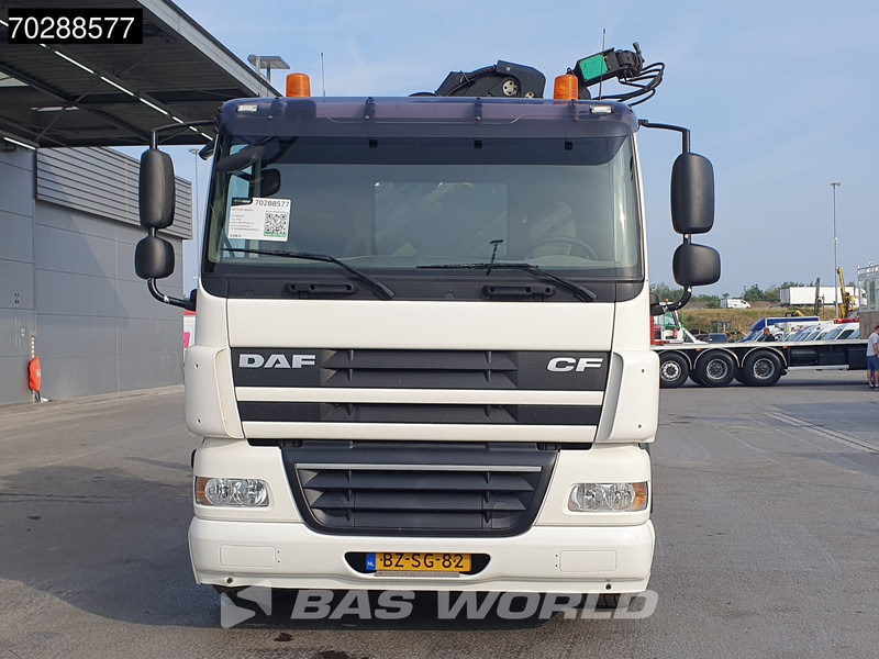 شاحنة ذات خطاف, شاحنة كرين DAF CF85.360 8X2 NL-Truck HIAB 211 E-3 Hipro Crane + Hooklift Lift+steering Axle Automatic Euro 5: صورة 17