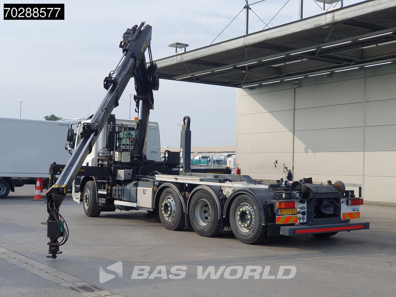 شاحنة ذات خطاف, شاحنة كرين DAF CF85.360 8X2 NL-Truck HIAB 211 E-3 Hipro Crane + Hooklift Lift+steering Axle Automatic Euro 5: صورة 6