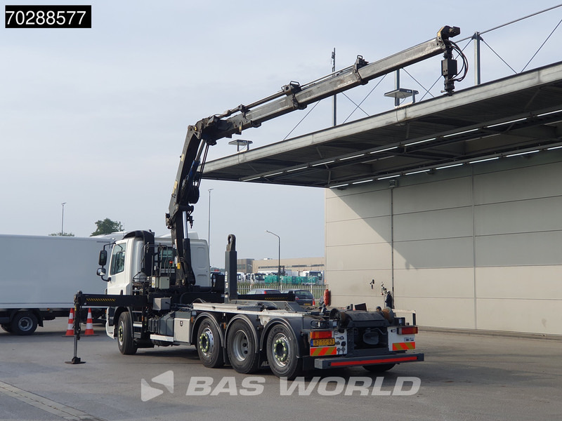 DAF CF85.360 8X2 NL-Truck HIAB 211 E-3 Hipro Crane + Hooklift Lift+steering Axle Automatic Euro 5 - شاحنة ذات خطاف, شاحنة كرين: صورة 2 DAF CF85.360 8X2 NL-Truck HIAB 211 E-3 Hipro Crane + Hooklift Lift+steering Axle Automatic Euro 5 - شاحنة ذات خطاف, شاحنة كرين: صورة 2