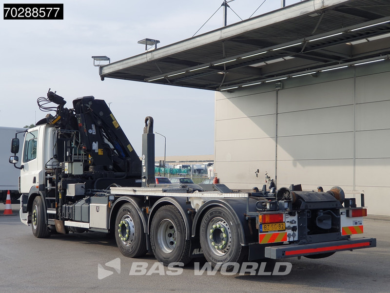 شاحنة ذات خطاف, شاحنة كرين DAF CF85.360 8X2 NL-Truck HIAB 211 E-3 Hipro Crane + Hooklift Lift+steering Axle Automatic Euro 5: صورة 14